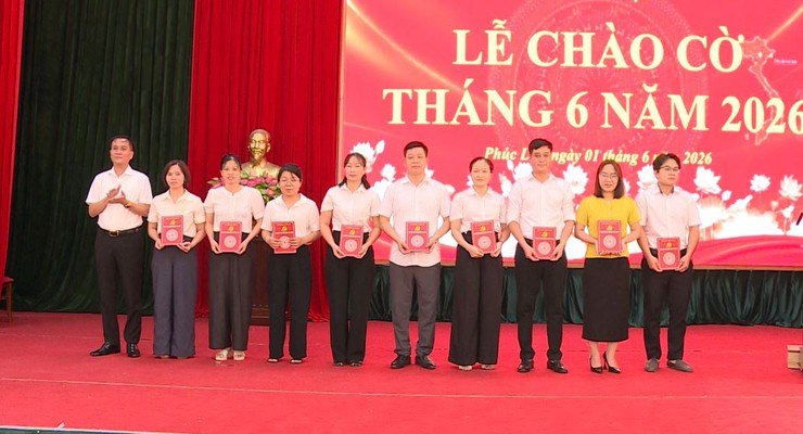 Xã Phúc Lộc tổ chức sinh hoạt dưới cờ đầu tháng 6/2026- Ảnh 6.