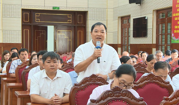 Phúc Thọ tổ chức Hội nghị lấy ý kiến về phương án sắp xếp, sáp nhập thôn- Ảnh 8.