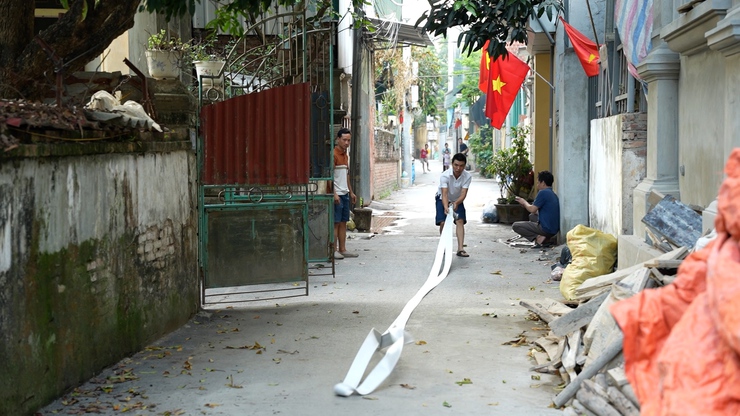 Diễn tập PCCC và cứu hộ cứu nạn, vận hành máy bơm chữa cháy tại thôn Minh Hoà 1 xã Dương Hoà- Ảnh 6.