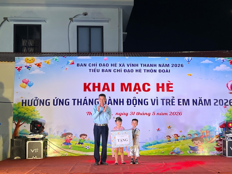 Thôn Đông, thôn Đoài khai mạc hè, phát động Tháng hành động vì trẻ em năm 2026- Ảnh 6.