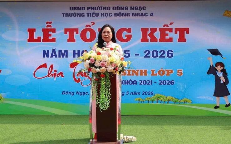 Trường Tiểu học Đông Ngạc A tổ chức Lễ Tổng kết và chia tay học sinh lớp 5 năm học 2025-2026- Ảnh 5.