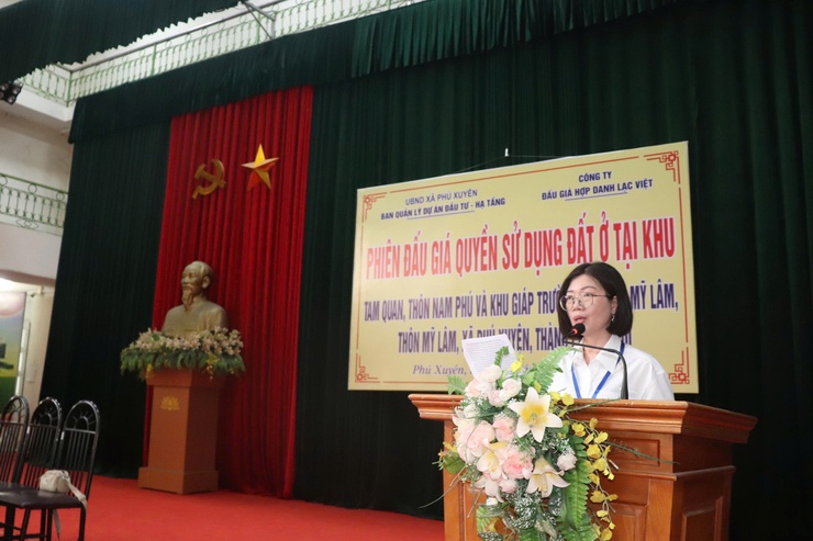 XÃ PHÚ XUYÊN TỔ CHỨC ĐẤU GIÁ THÀNH CÔNG 20 THỬA ĐẤT- Ảnh 1.