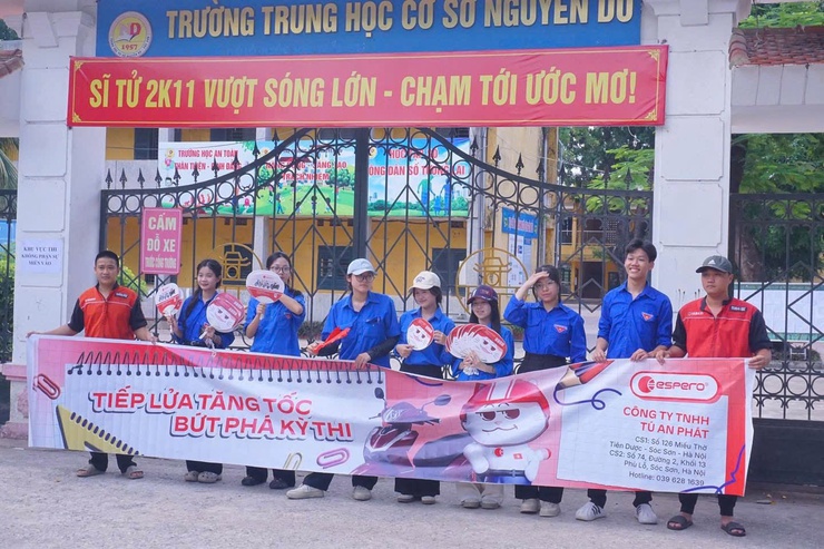 ĐOÀN XÃ SÓC SƠN TỔ CHỨC THÀNH CÔNG CHƯƠNG TRÌNH "TIẾP SỨC MÙA THI" NĂM 2026- Ảnh 2.