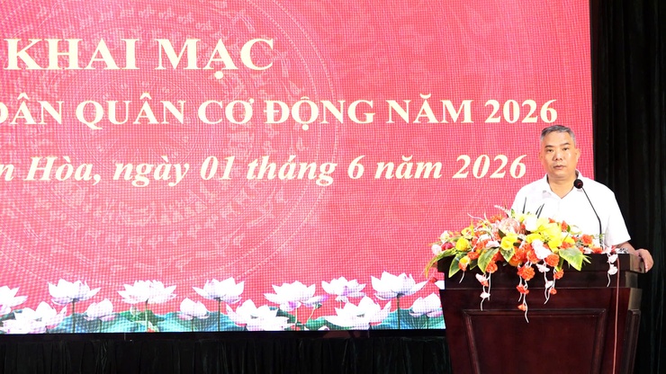 DÂN HÒA KHAI MẠC HUẤN LUYỆN LỰC LƯỢNG DÂN QUÂN CƠ ĐỘNG NĂM 2026- Ảnh 7.