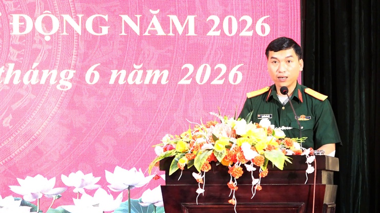 DÂN HÒA KHAI MẠC HUẤN LUYỆN LỰC LƯỢNG DÂN QUÂN CƠ ĐỘNG NĂM 2026- Ảnh 6.