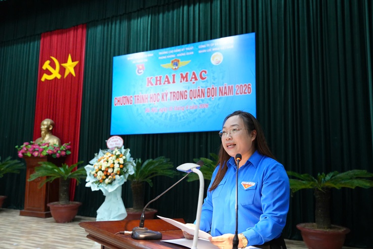 KHAI MẠC CHƯƠNG TRÌNH "HỌC KỲ TRONG QUÂN ĐỘI" NĂM 2026 – RÈN LUYỆN BẢN LĨNH, TRƯỞNG THÀNH TRONG KỶ LUẬT- Ảnh 6.