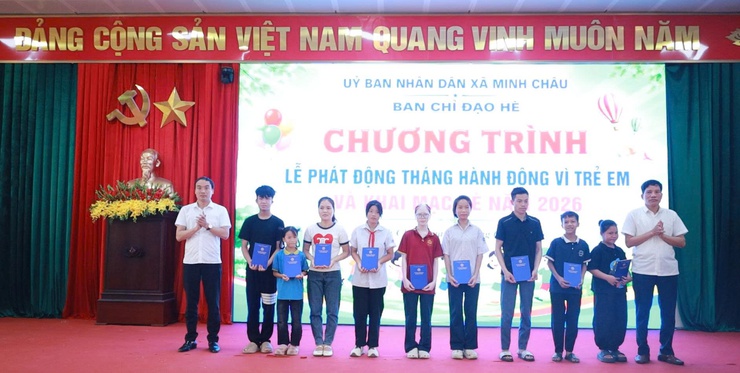 Xã Minh Châu phát động Tháng hành động vì trẻ em và khai mạc Hè năm 2026- Ảnh 10.