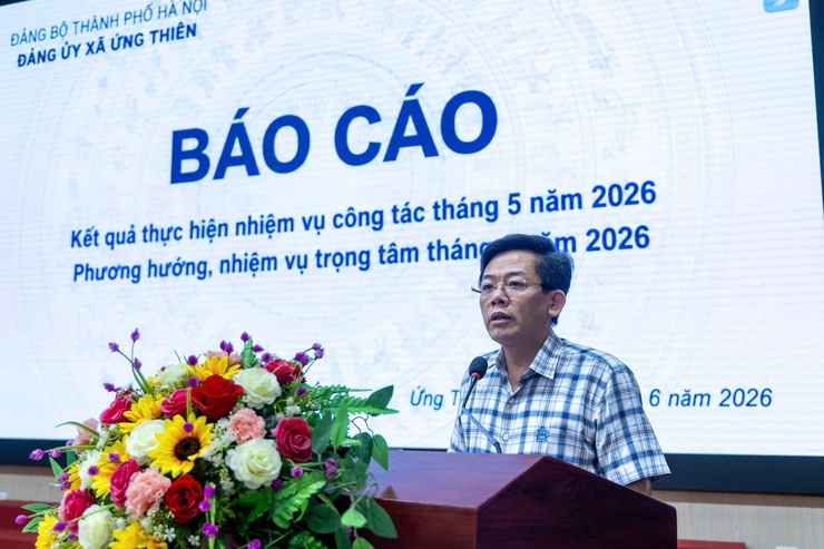 LỄ CHÀO CỜ VÀ SINH HOẠT CHÍNH TRỊ DƯỚI CỜ THÁNG 6/2026 QUYẾT LIỆT ĐỔI MỚI, NÂNG CAO HIỆU QUẢ THỰC THI NHIỆM VỤ- Ảnh 5.