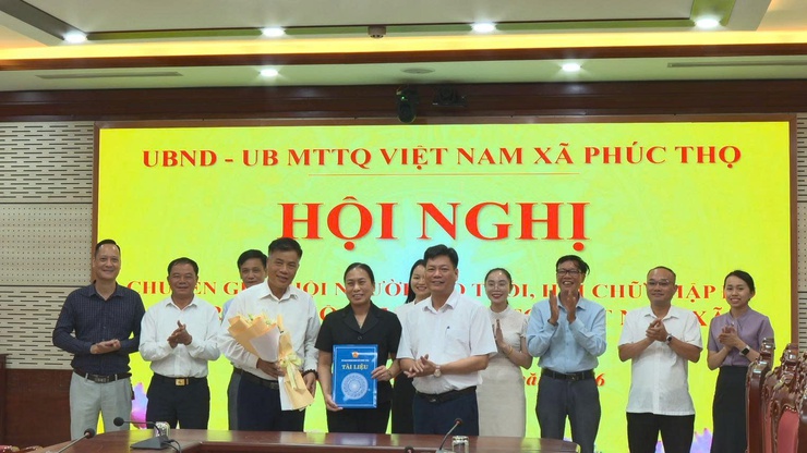 Phúc Thọ hoàn thành chuyển giao Hội Người cao tuổi, Hội Chữ thập đỏ về trực thuộc Ủy ban MTTQ Việt Nam xã- Ảnh 6.