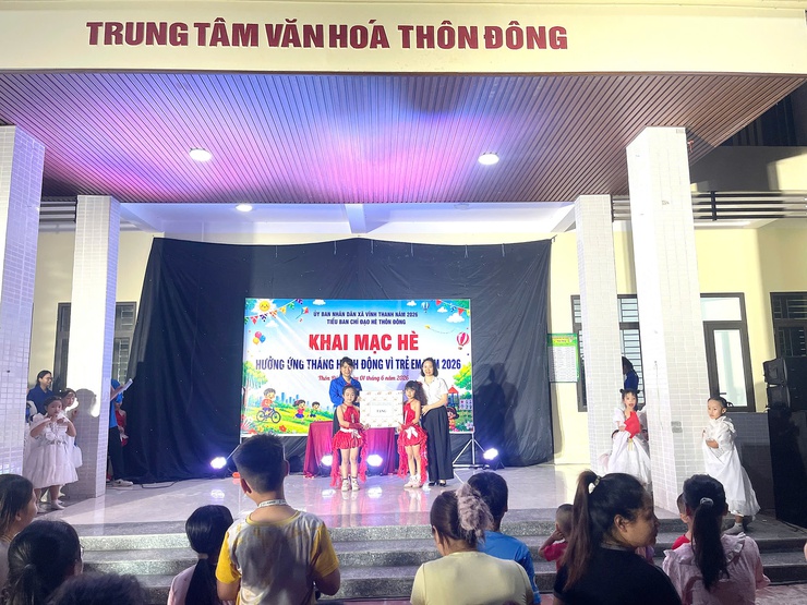Thôn Đông, thôn Đoài khai mạc hè, phát động Tháng hành động vì trẻ em năm 2026- Ảnh 8.