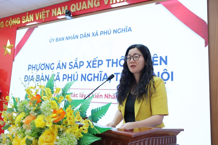 Xã Phú Nghĩa triển khai phương án sắp xếp thôn- Ảnh 5.