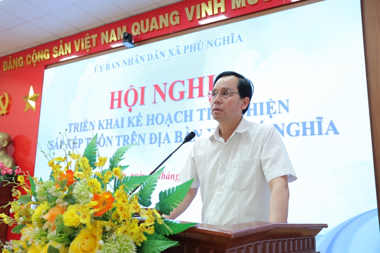 Xã Phú Nghĩa triển khai phương án sắp xếp thôn- Ảnh 11.