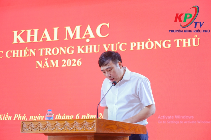 Xã Kiều Phú tổ chức sơ duyệt diễn tập tác chiến trong khu vực phòng thủ năm 2026- Ảnh 4.