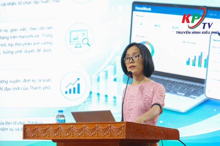 UBND xã Kiều Phú tổ chức hội nghị đào tạo, hướng dẫn sử dụng Hệ thống quản trị thực thi nhiệm vụ và đánh giá cán bộ gắn với đo lường hiệu suất công việc (OKR/KPI)- Ảnh 5.