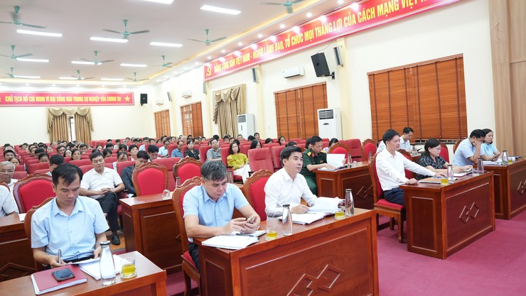 Xã Dương Hoà triển khai kế hoạch thực hiện việc sắp xếp thôn - Ảnh 1.