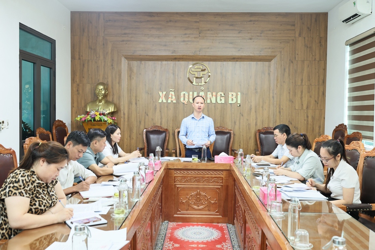 Ban Kinh tế - Ngân sách HĐND xã Quảng Bị giám sát công tác thu và quản lý Quỹ Phòng, chống thiên tai- Ảnh 1.