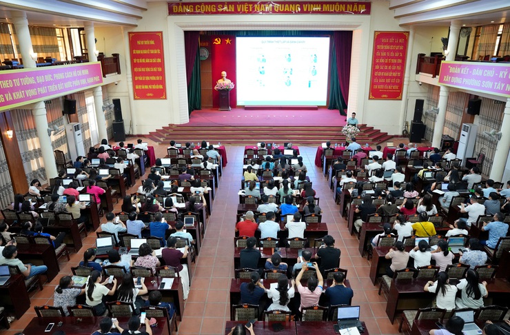 SƠN TÂY: TỔ CHỨC TẬP HUẤN HỆ THỐNG QUẢN TRỊ THỰC THI NHIỆM VỤ VÀ ĐÁNH GIÁ CÁN BỘ THEO OKR/KPI TRÊN NỀN TẢNG HANOIWORK- Ảnh 7.