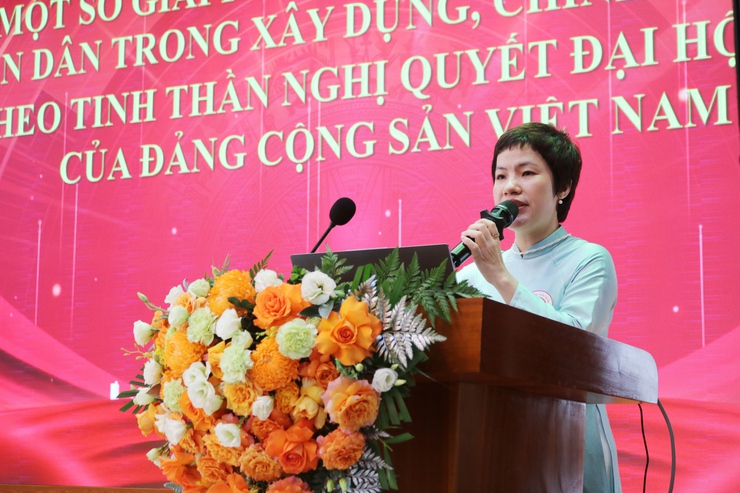 Thí sinh Nguyễn Phương Oanh xã Quốc Oai xuất sắc giành giải Nhì Hội thi Báo cáo viên, tuyên truyền viên giỏi Thành phố Hà Nội Năm 2026 - Cụm thi số 8- Ảnh 13.