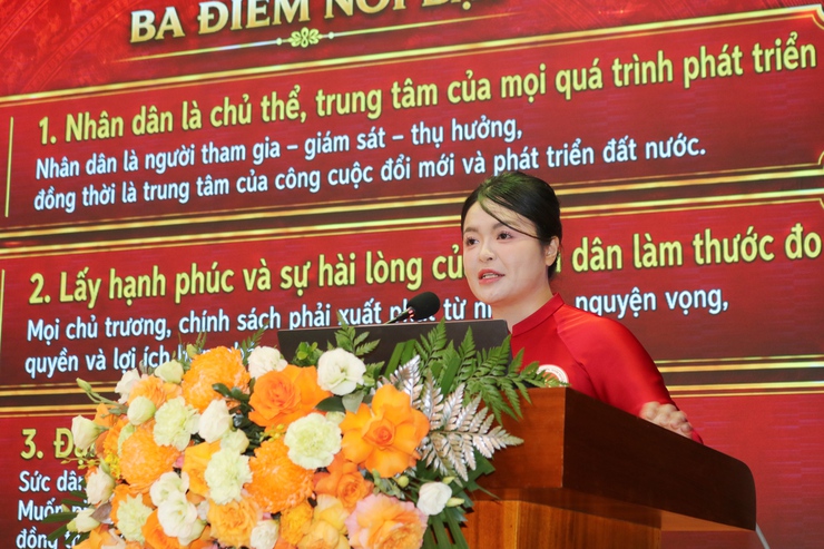 Thí sinh Nguyễn Phương Oanh xã Quốc Oai xuất sắc giành giải Nhì Hội thi Báo cáo viên, tuyên truyền viên giỏi Thành phố Hà Nội Năm 2026 - Cụm thi số 8- Ảnh 5.