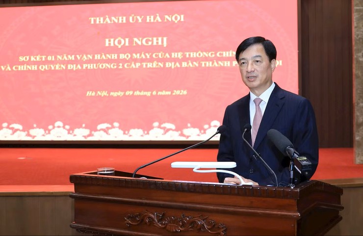 Đảng uỷ xã Dương Hoà dự hội nghị sơ kết một năm vận hành chính quyền địa phương hai cấp trên địa bàn thành phố Hà Nội - Ảnh 5.