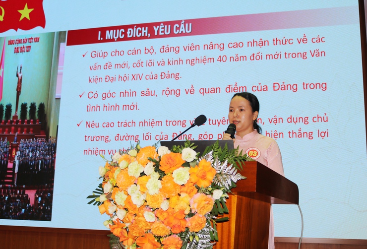 Thí sinh Nguyễn Phương Oanh xã Quốc Oai xuất sắc giành giải Nhì Hội thi Báo cáo viên, tuyên truyền viên giỏi Thành phố Hà Nội Năm 2026 - Cụm thi số 8- Ảnh 7.