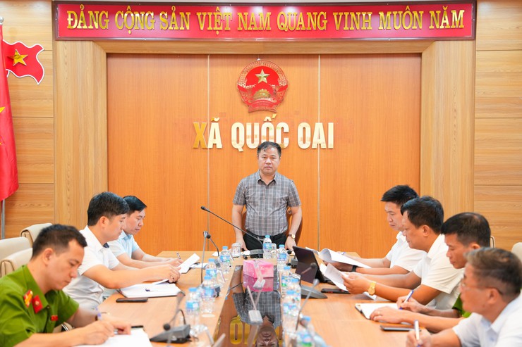Quốc Oai tăng cường xử lý vi phạm đất đai, trật tự xây dựng trên địa bàn- Ảnh 7.