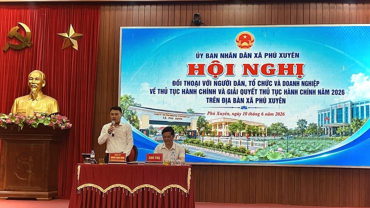UBND xã Phú Xuyên tổ chức Hội nghị đối thoại với người dân, tổ chức và doanh nghiệp về thủ tục hành chính năm 2026- Ảnh 2.