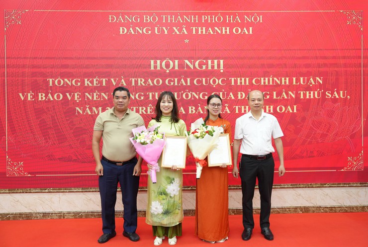 XÃ THANH OAI TỔNG KẾT VÀ TRAO GIẢI CUỘC THI CHÍNH LUẬN VỀ BẢO VỆ NỀN TẢNG TƯ TƯỞNG CỦA ĐẢNG LẦN THỨ SÁU NĂM 2026- Ảnh 5.