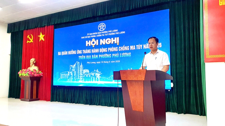 Phường Phú Lương ra quân hưởng ứng tháng hành động phòng, chống ma túy năm 2026: Quyết tâm xây dựng địa bàn không ma túy, phát huy sức mạnh toàn dân trong đấu tranh phòng, chống tệ nạn ma túy- Ảnh 3.