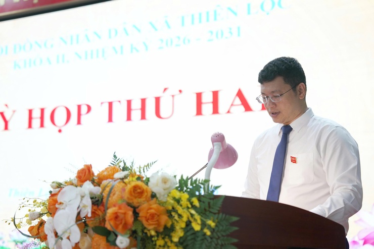 HĐND xã Thiên Lộc khóa II, nhiệm kỳ 2026 - 2031 tổ chức kỳ họp thứ Hai- Ảnh 12.