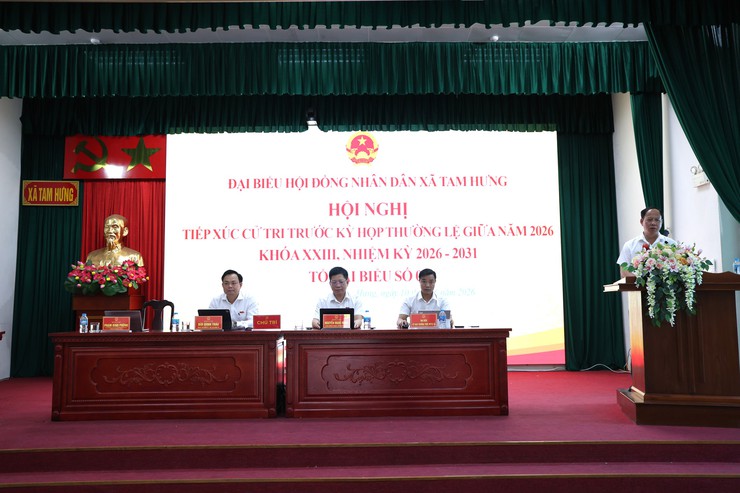 04 tổ đại biểu HĐND xã Tam Hưng tiếp xúc cử tri trước kỳ hợp thường lệ giữ năm 2026- Ảnh 6.