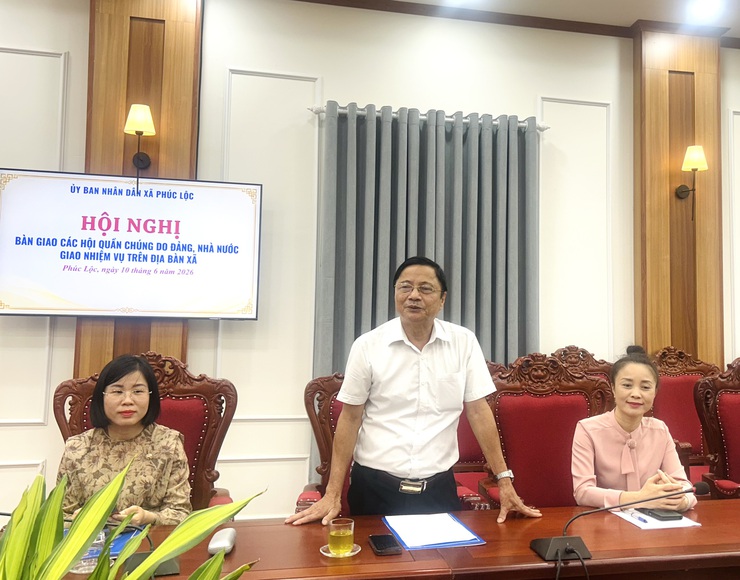 Hội nghị bàn giao các Hội quần chúng do Đảng, Nhà nước giao nhiệm vụ trên địa bàn xã Phúc Lộc- Ảnh 5.