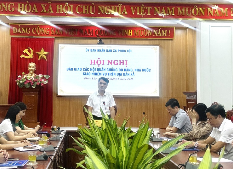 Hội nghị bàn giao các Hội quần chúng do Đảng, Nhà nước giao nhiệm vụ trên địa bàn xã Phúc Lộc- Ảnh 6.