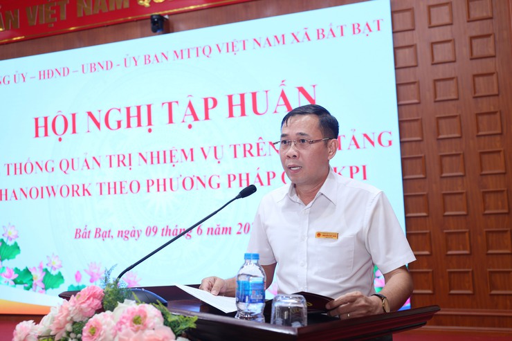 Hội nghị tập huấn sử dụng Hệ thống quản trị thực thi nhiệm vụ và đánh giá cán bộ gắn với đo lường hiệu suất công việc (OKR/KPI)- Ảnh 1.
