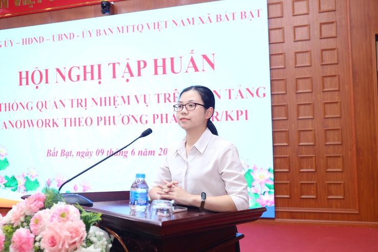 Hội nghị tập huấn sử dụng Hệ thống quản trị thực thi nhiệm vụ và đánh giá cán bộ gắn với đo lường hiệu suất công việc (OKR/KPI)- Ảnh 2.