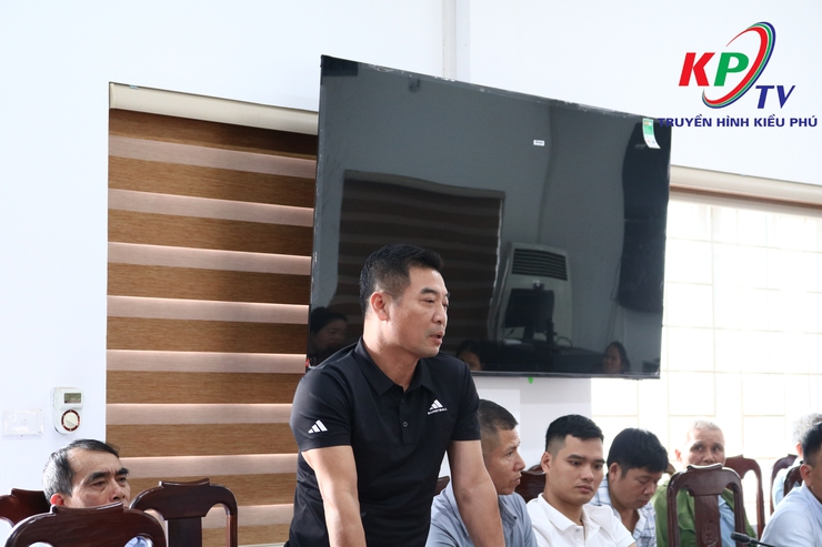 Xã Kiều Phú tổ chức hội nghị làm việc với các cơ sở giết mổ gia súc, gia cầm trên địa bàn xã để tuyên truyền, ký cam kết và hướng dẫn vệ sinh thú y cơ sở giết mổ tập trung tạm thời- Ảnh 7.