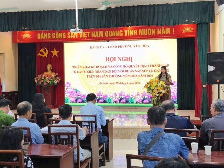 Phường Yên Hòa triển khai Kế hoạch lấy ý kiến Nhân dân về sắp xếp tổ dân phố- Ảnh 2.