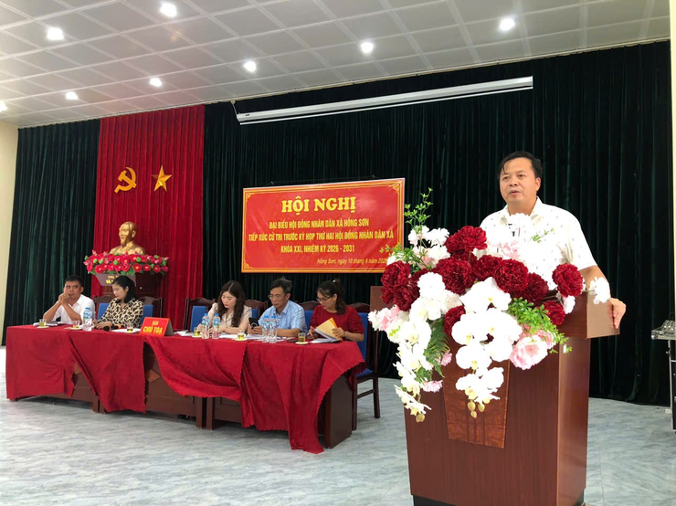 Đại biểu HĐND xã Hồng Sơn (tổ đại biểu số 03) tiếp xúc cử tri trước Kỳ họp thứ hai HĐND xã Hồng Sơn khóa XXI, nhiệm kỳ 2026-2031- Ảnh 5.