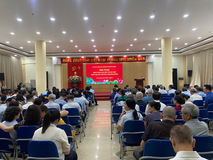 Phường Khương Đình tổ chức Hội nghị triển khai sắp xếp tổ dân phố trên địa bàn phường- Ảnh 2.