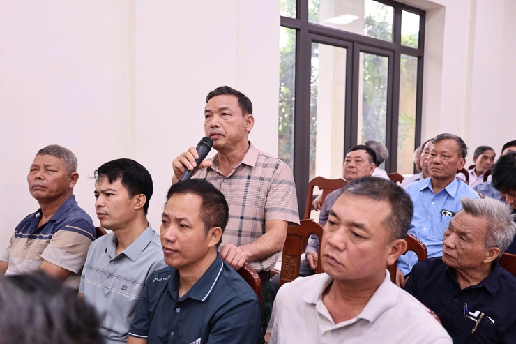 Đảng ủy Hòa Xá đánh giá kết quả các mặt công tác 6 tháng và triển khai Đề án sáp nhập thôn trên địa bàn - Ảnh 5.