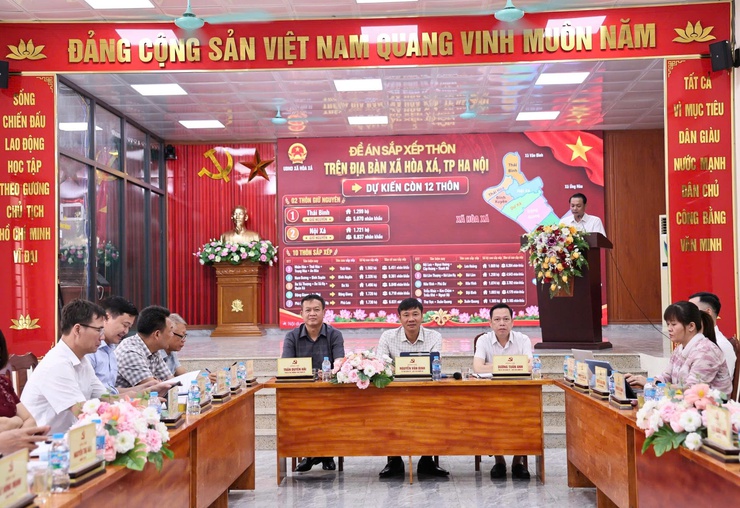 Hòa Xá sáp nhập thôn: Tinh gọn bộ máy, nâng cao hiệu quả quản lý, giữ gìn giá trị truyền thống- Ảnh 1.