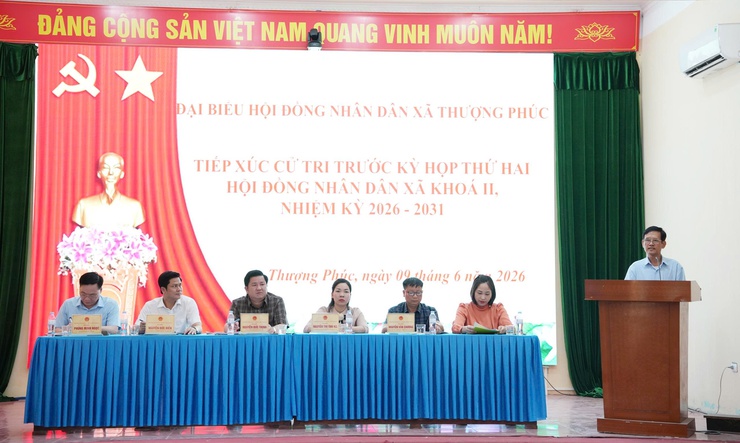 Tổ đại biểu số 4 HĐND xã tiếp xúc cử tri trước kỳ họp giữa năm 2026- Ảnh 1.