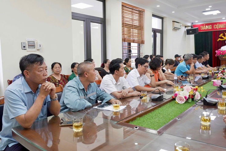 Xã Thiên Lộc tổ chức hội nghị thông tin về việc phá dỡ, di chuyển tài sản phục vụ dự án cầu Thượng Cát và đường hai đầu cầu- Ảnh 5.
