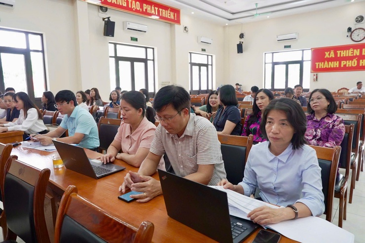 Xã Thiên Lộc tham dự Hội nghị sơ kết một năm vận hành bộ máy của hệ thống chính trị và chính quyền địa phương hai cấp thành phố Hà Nội- Ảnh 8.