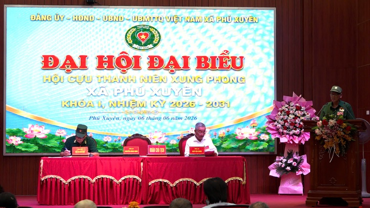 Đại hội thành lập Hội Cựu thanh niên xung phong xã Phú Xuyên lần thứ nhất, nhiệm kỳ 2026 – 2031- Ảnh 2.
