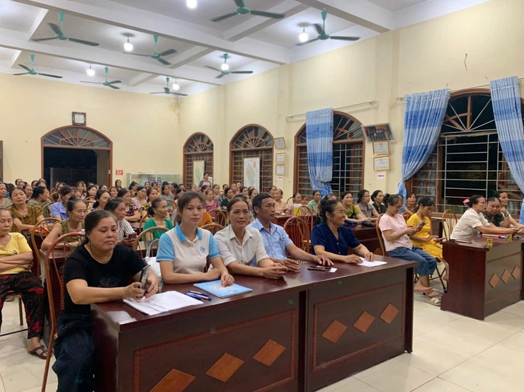 HỘI LIÊN HIỆP PHỤ NỮ XÃ THANH OAI ĐẨY MẠNH TUYÊN TRUYỀN, TẠO SỰ ĐỒNG THUẬN TRONG THỰC HIỆN DỰ ÁN KHU ĐÔ THỊ THỂ THAO OLYMPIC TẠI THÔN VĂN QUÁN, KIM THÀNH, ĐỒNG TÂM- Ảnh 4.