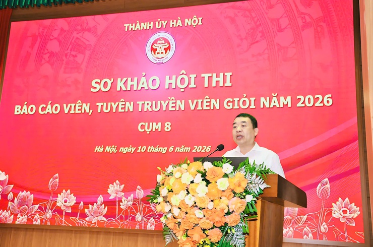 Xã Phú Nghĩa đạt Giải chuyên đề sáng tạo ứng dụng số xuất sắc nhất và Giải Khuyến khích vòng sơ khảo Hội thi báo cáo viên, tuyên truyền viên giỏi năm 2026 cụm số 8 TP Hà Nội- Ảnh 6.