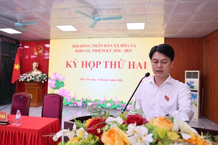 HĐND xã Hòa Xá thông qua nhiều Nghị quyết quan trọng tại Kỳ họp thứ hai khóa II- Ảnh 5.