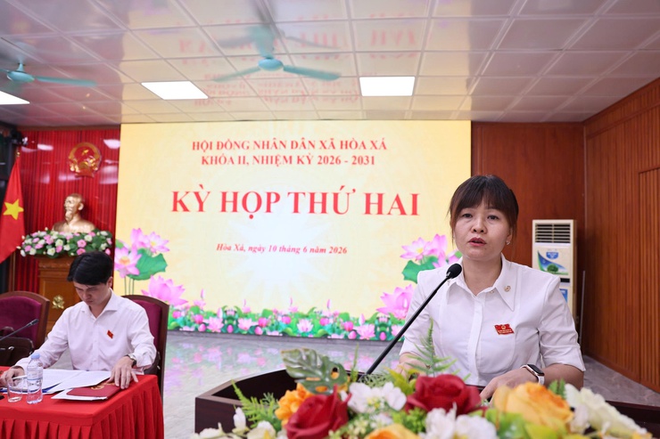 HĐND xã Hòa Xá thông qua nhiều Nghị quyết quan trọng tại Kỳ họp thứ hai khóa II- Ảnh 6.