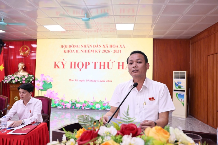 HĐND xã Hòa Xá thông qua nhiều Nghị quyết quan trọng tại Kỳ họp thứ hai khóa II- Ảnh 3.